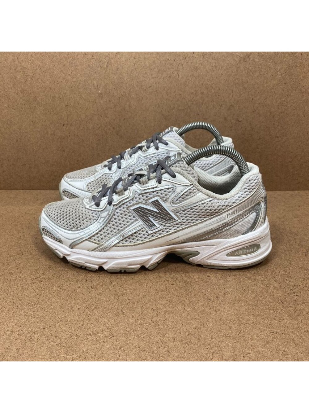 New Balance Women's Athletic Sneakers in White and Light Gray